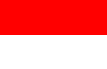 The Indonesian flag